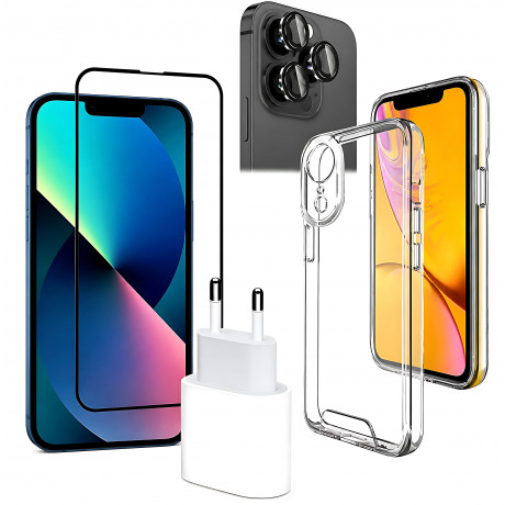 Pack Premium (Cargador + Funda + Protectores)