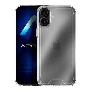 Funda gel transparente iPhone 16 con refuerzos
