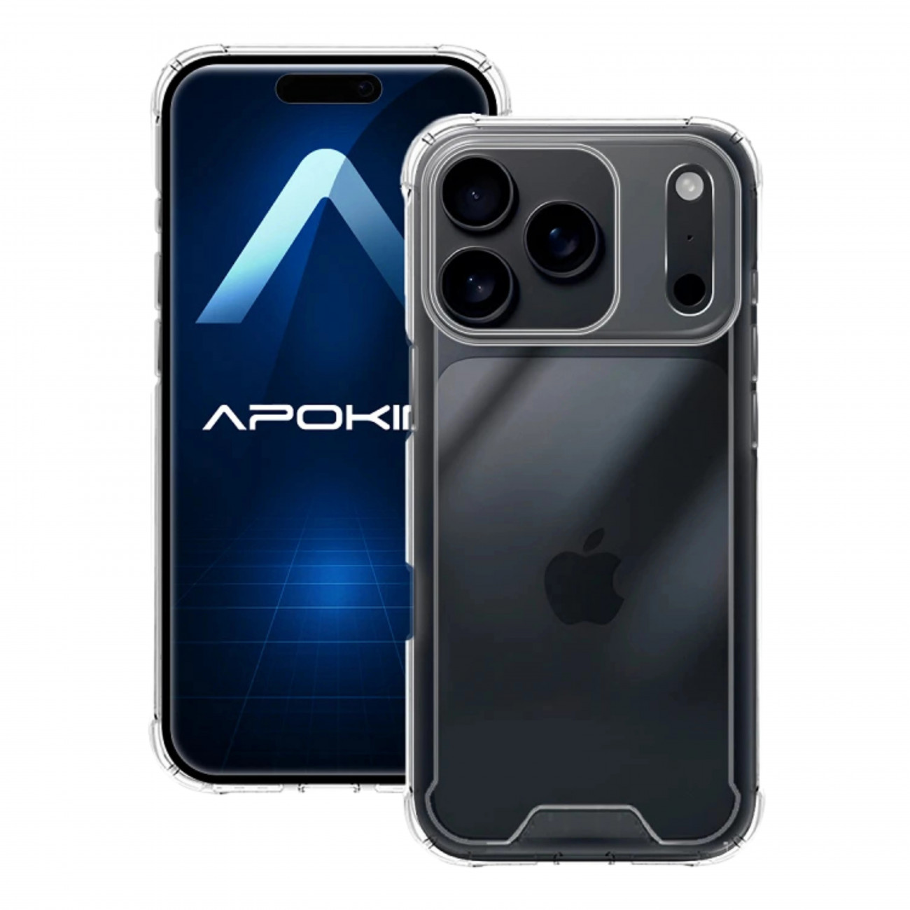 Funda Antigolpe iPhone 17 Pro Gel Transparente con esquinas Reforzadas