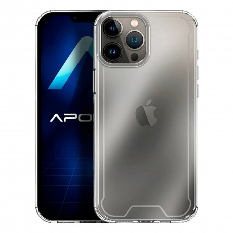 Funda gel transparente iPhone 13 Pro Max con refuerzo