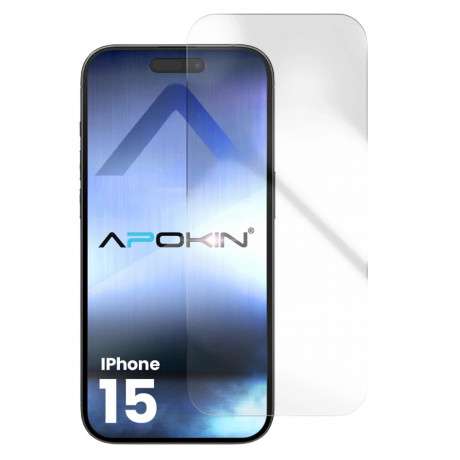 Protector pantalla iPhone 15 alta resistencia
