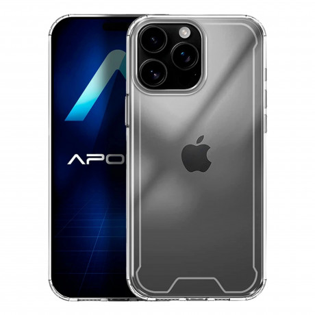 Funda gel transparente iPhone 15 Pro con refuerzos