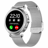 Smartwatch Cool Dover Metal + Correa Silicona Gris