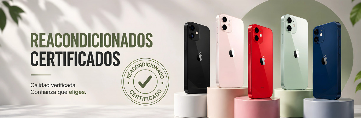 iPhone reacondicionados verificados y con garantía