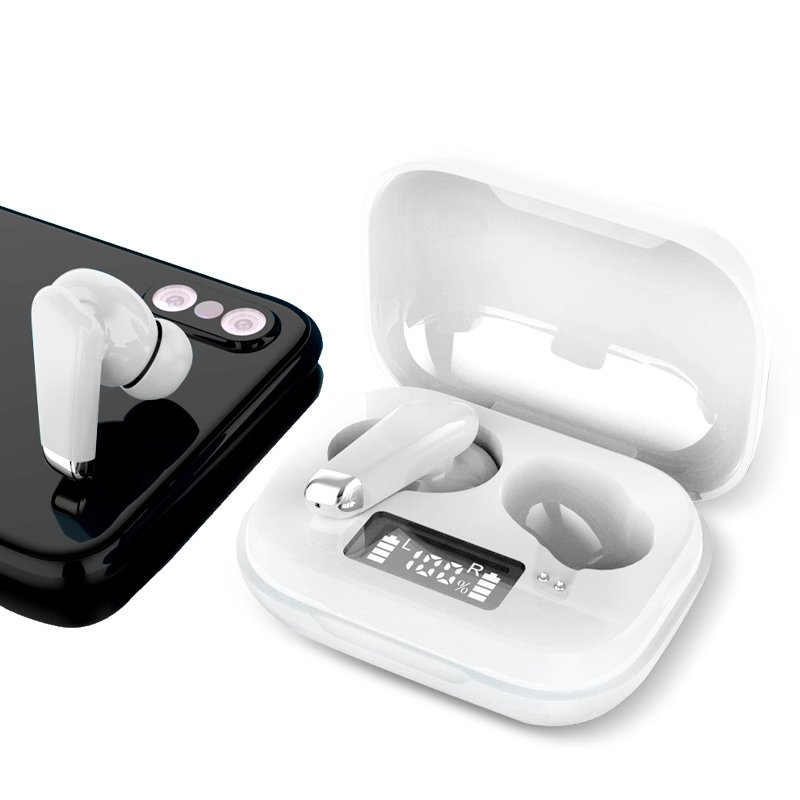 Auriculares Stereo Bluetooth Earbuds COOL URBAN Lcd Blanco #4