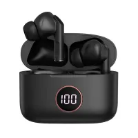 Auriculares Stereo Bluetooth Earbuds Lcd COOL AIR PRO Negro