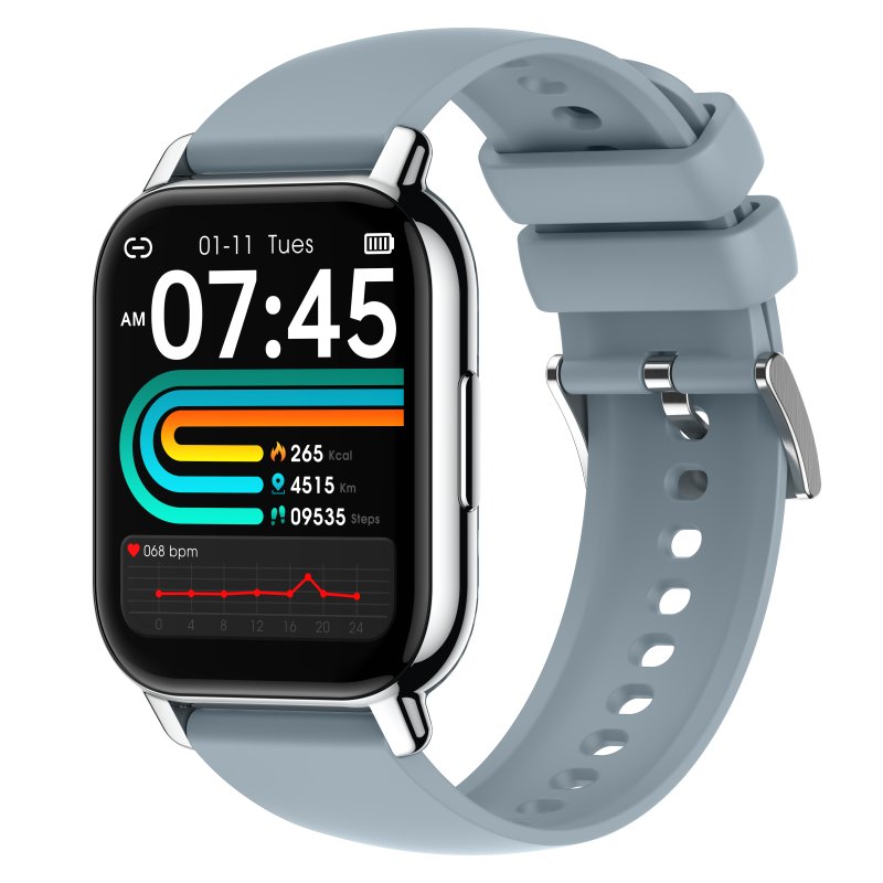 Smartwatch COOL Level Silicona Gris (Llamadas, Salud, Deporte) #5