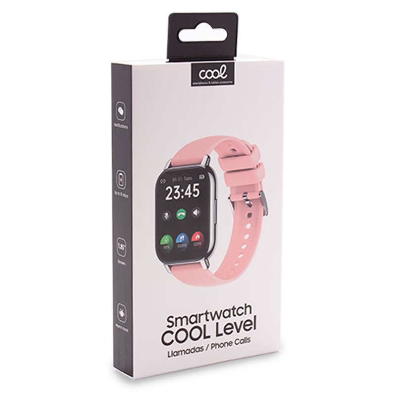 Smartwatch COOL Level Silicona Rosa (Llamadas, Salud, Deporte) #8