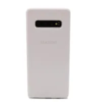 Funda suave de silicona Samsung S10 Plus Blanco
