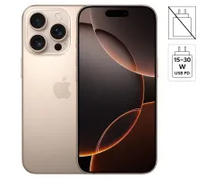 iPhone 16 Pro 128GB Sin activar &middot; Bater&iacute;a 100% Titanio Desierto