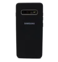 Funda suave de silicona Samsung S10 Negro