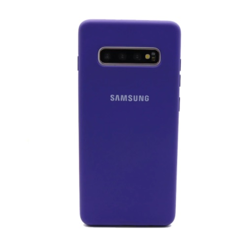 Funda suave de silicona Samsung S10e - Púrpura
