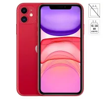 iPhone 11 128GB Exposici&oacute;n &middot; Bater&iacute;a 100% Rojo