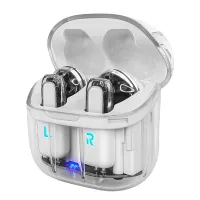 Auriculares Stereo Bluetooth Dual Pod Earbuds COOL Crystal Blanco Blanco