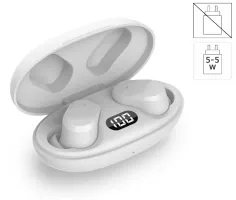 Auriculares Stereo Bluetooth Dual Pod Earbuds COOL Feel Blanco