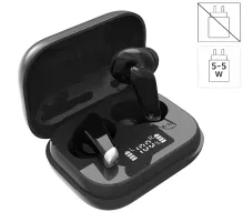 Auriculares Stereo Bluetooth Earbuds COOL URBAN LCD Negro