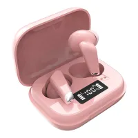 Auriculares Stereo Bluetooth Earbuds COOL URBAN LCD Rosa