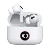 Auriculares Stereo Bluetooth Earbuds Lcd COOL AIR PRO Blanco Blanco