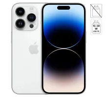 iPhone 14 Pro 256GB Reacondicionado Premium &middot; Bater&iacute;a 100% &middot; eSIM Plata