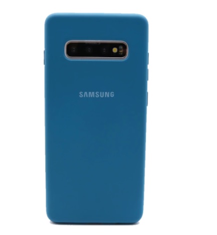 Funda suave de silicona Samsung S10 Plus - Azul