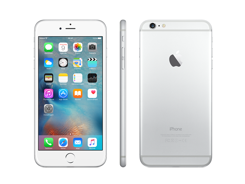 iPhone 6 Plus 16gb - Blanco-Plata