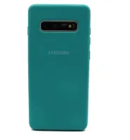Funda suave de silicona Samsung S10 Plus Verde