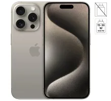 iPhone 15 Pro 128GB Sin activar - Salud de bateria al 100% Titanio Natural