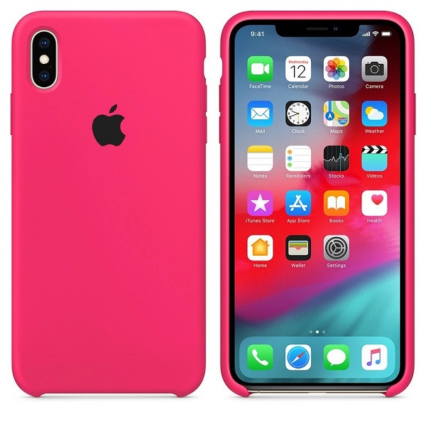 Funda suave de silicona iPhone XR - Rosa fuerte