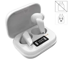 Auriculares Stereo Bluetooth Earbuds COOL URBAN LCD Blanco