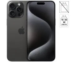 iPhone 15 Pro 512GB Exposici&oacute;n &middot; Bater&iacute;a 100% &middot; eSIM Titanio Negro