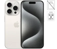 iPhone 15 Pro Max 256GB Exposicion &middot; eSIM Titanio Blanco