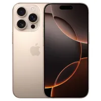 iPhone 16 Pro 256GB Modelo de Exposicion - Salud de bateria 100% - eSIM Titanio Desierto