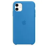 Funda suave de silicona iPhone XR Azul