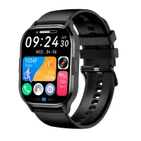 Smartwatch COOL Delta Silicona Negro (Amoled, Llamadas, Salud, Deporte) Negro