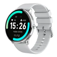 Smartwatch COOL Pantalla AMOLED Forever Silicona Gris (Llamadas, Salud, Deporte) Gris