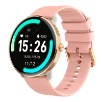 Smartwatch COOL Pantalla AMOLED Forever Silicona (Llamadas, Salud, Deporte) Rosa