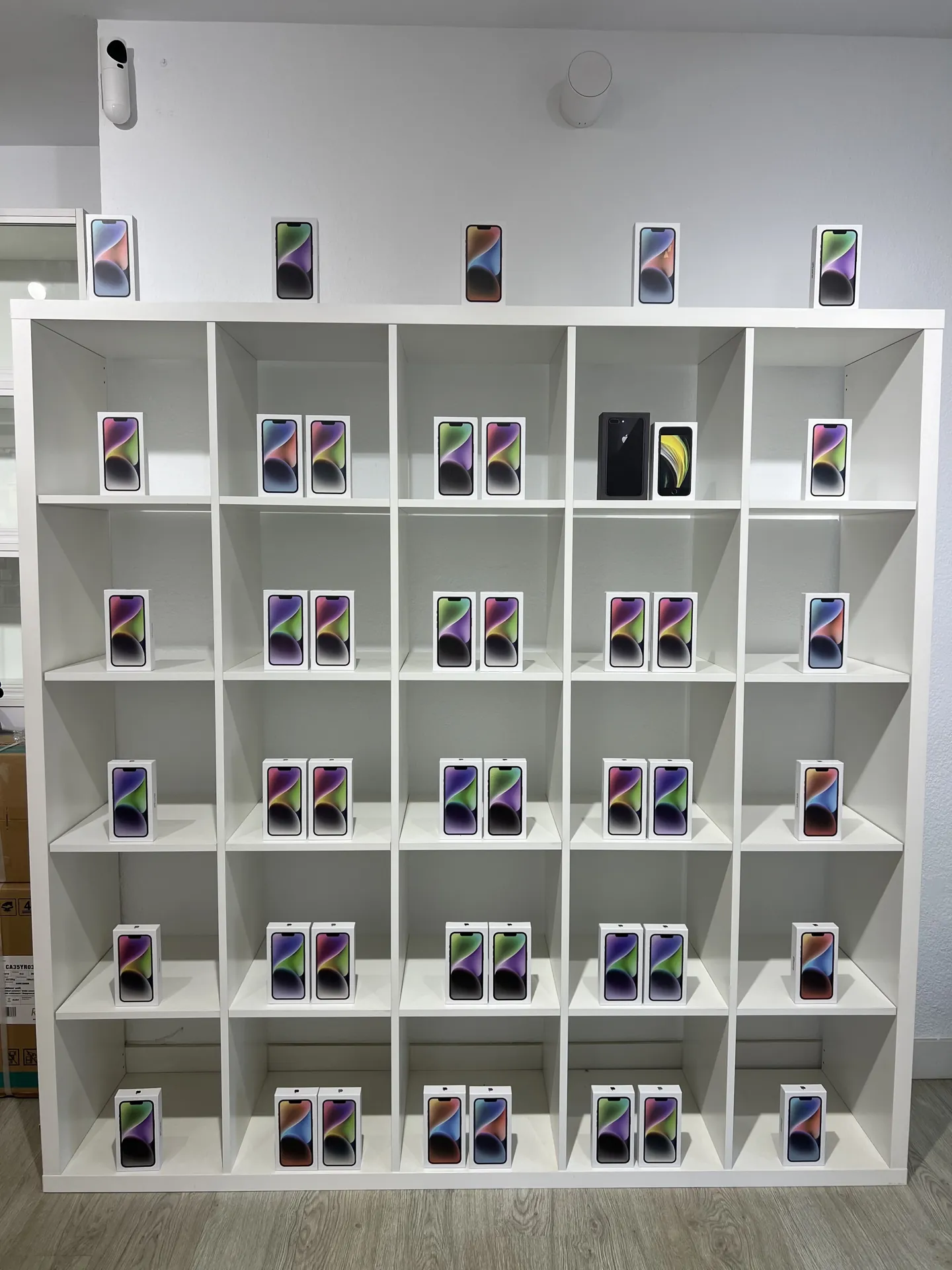 Móviles en exposición huelva